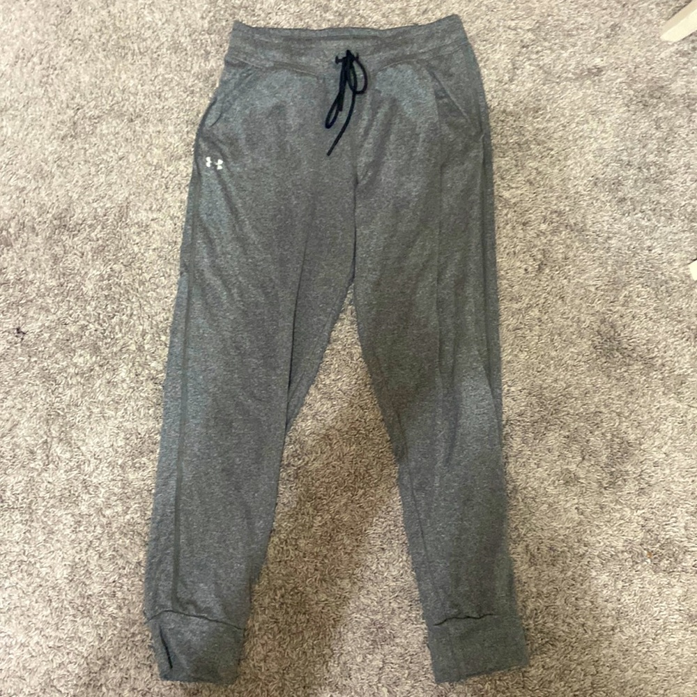 Grey under armour heat gear joggers